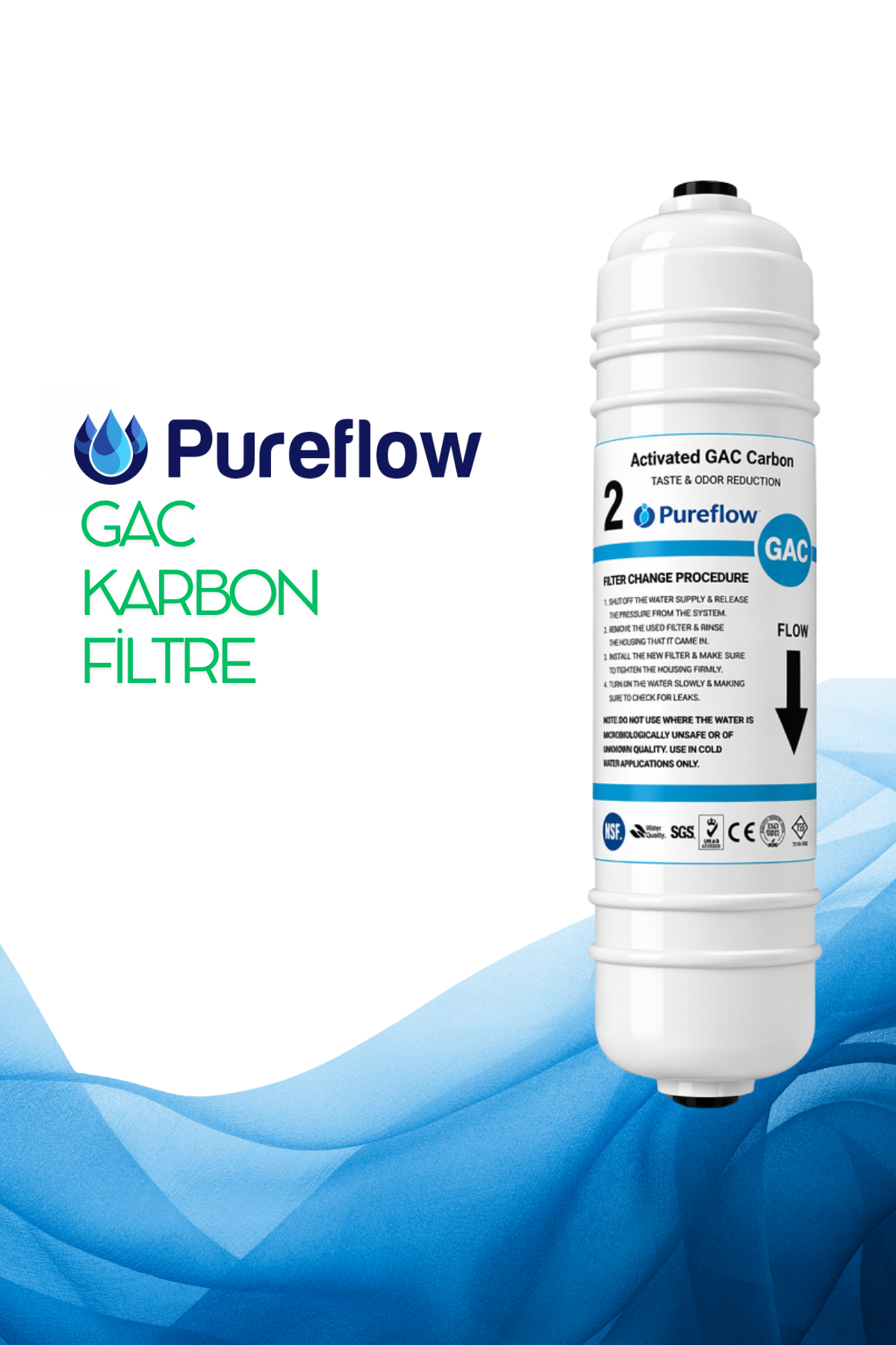 Pureflow GAC Karbon Filtre